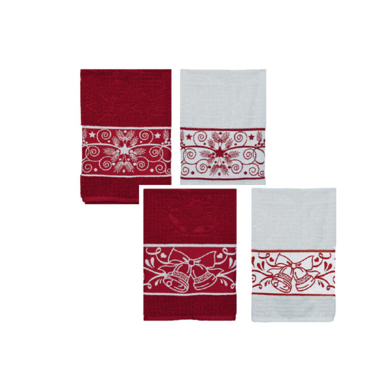 SET ASCIUGAMANI NATALE 2 PEZZI SOMMARUGA JOLLY SOMMARUGA